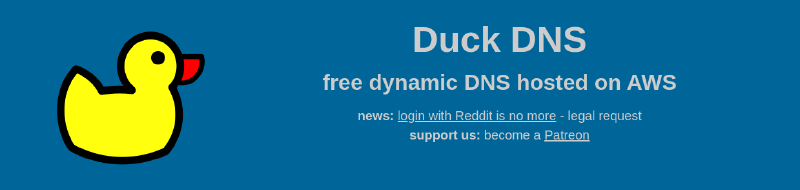 Featured image of post Installation DuckDNS avec Docker